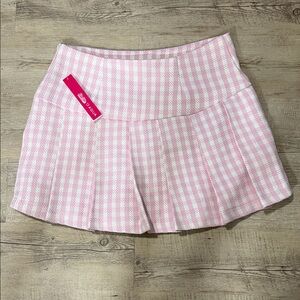 Aqua Barbie Pink and White Checkered Skirt